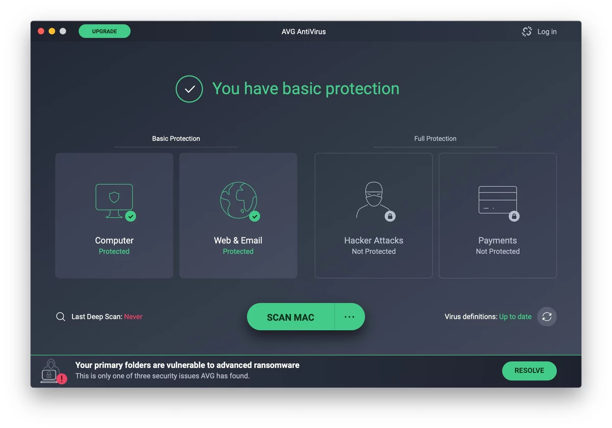 AVG AntiVirus Mac 0009.jpg © Clubic.com/Stephane Ruscher