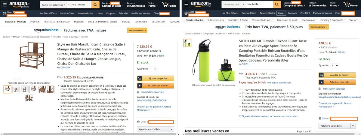 Alerte Amazon produits