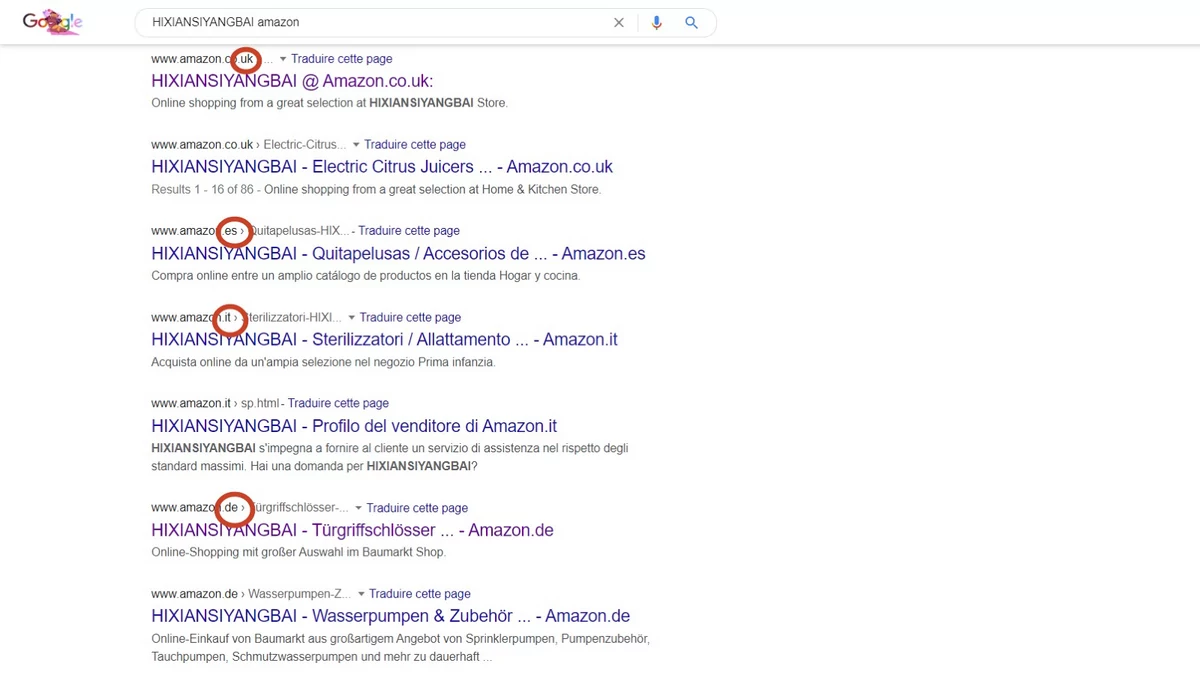 Alerte Amazon domaines
