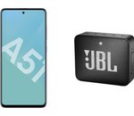 Un pack Samsung Galaxy A51 + enceinte JBL GO 2 à moins de 300€