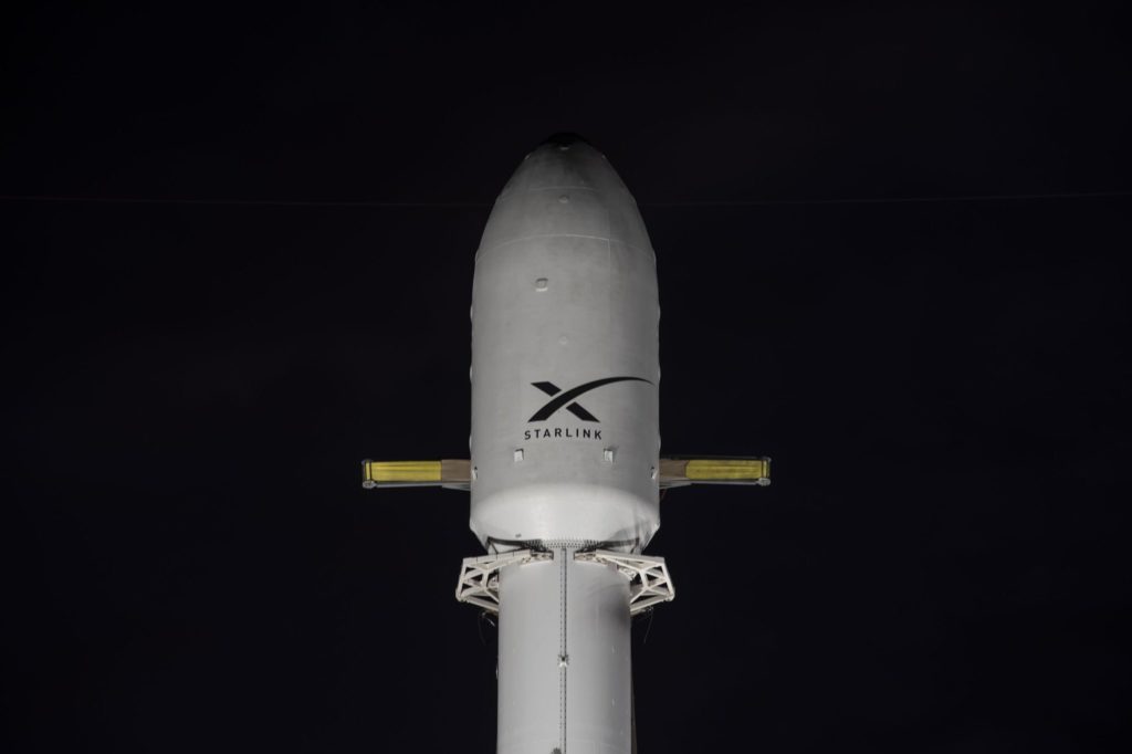 Starlink Falcon9 SpaceX coiffe © SpaceX