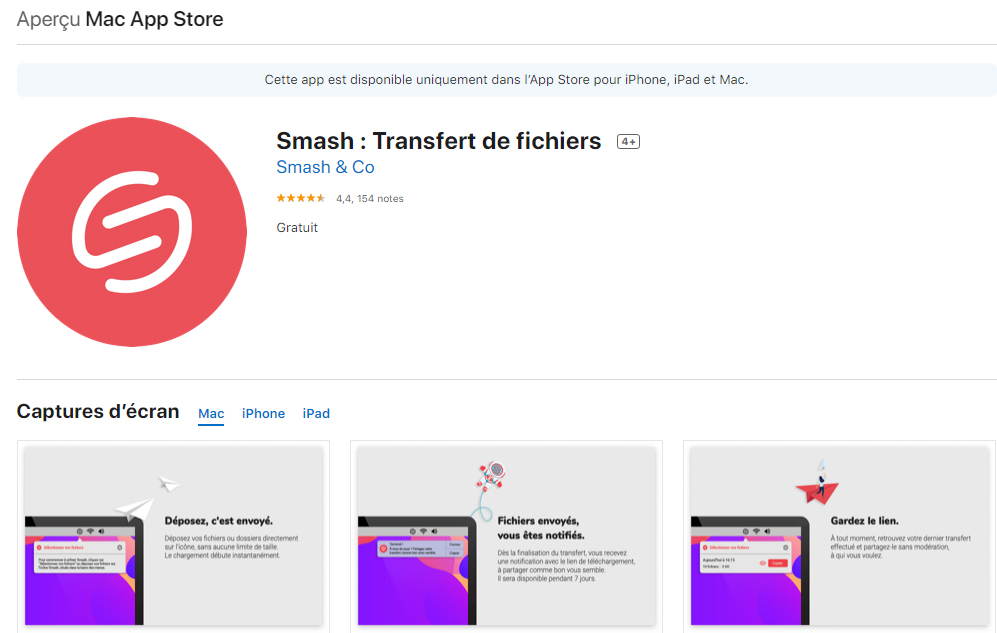 Smash, le concurrent français de WeTransfer, a désormais son ...