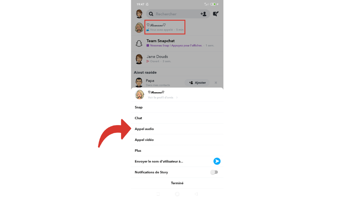 Tuto Snapchat