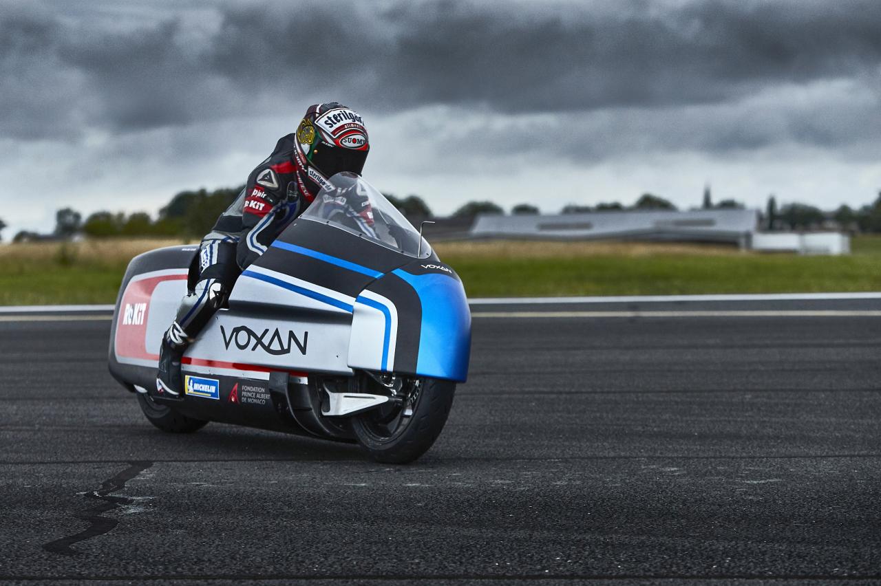 La moto électrique Voxan vise le record du monde de vitesse pour un deux-roues électrique