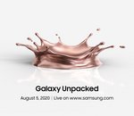 Samsung officialise sa conférence Galaxy Unpacked au 5 août prochain