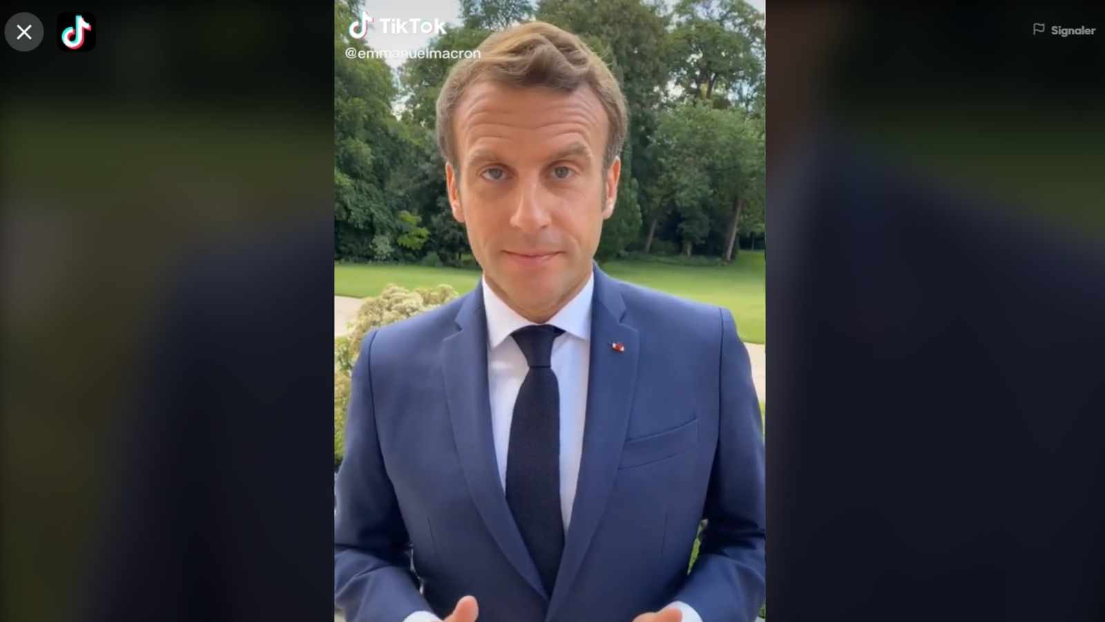 Emmanuel Macron débarque sur... TikTok, pour féliciter les lauréats du bac 2020