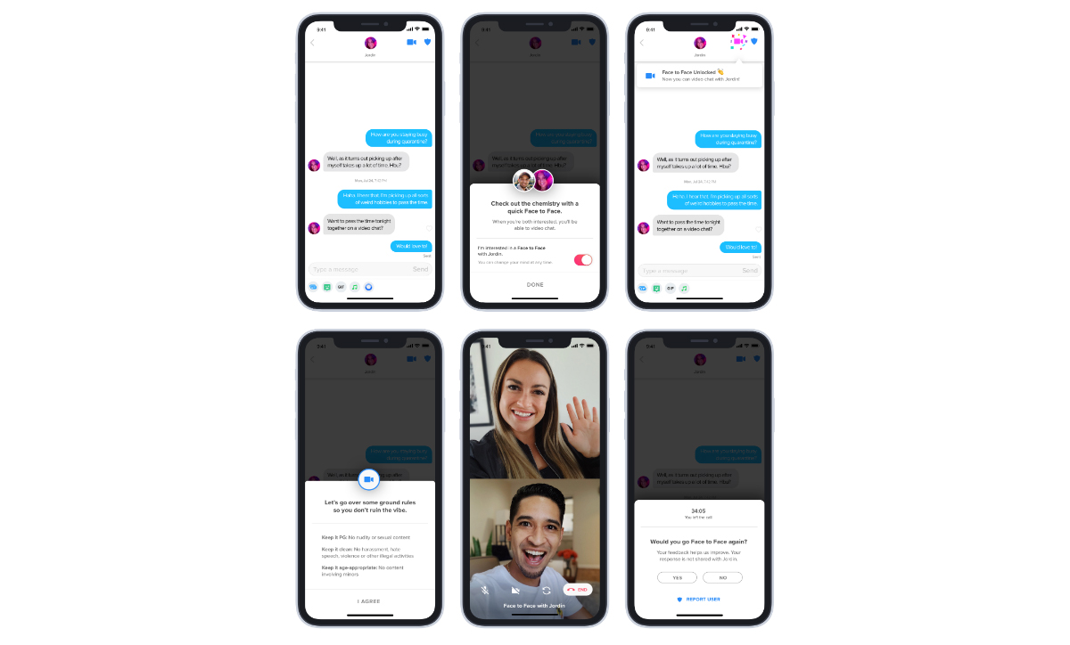 Face to Face : Tinder déploie sa fonction de tchat vidéo (en France)