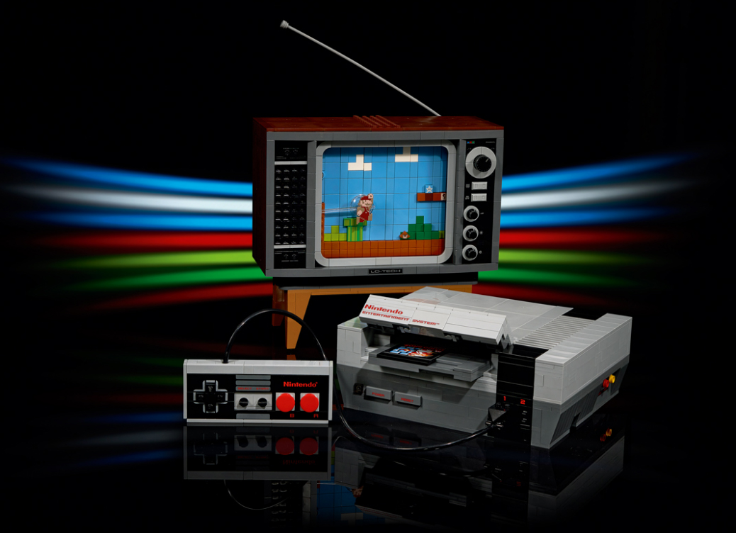 LEGO continue son partenariat avec Nintendo et dévoile une reproduction de la NES accompagnée d'une TV cathodique