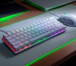 Razer dévoile son premier clavier 60%, pour les  joueurs nomades... mais pas seulement
