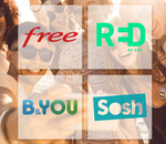 Forfait mobile : soldes sur les forfaits chez Free, RED by SFR, B&You et Sosh