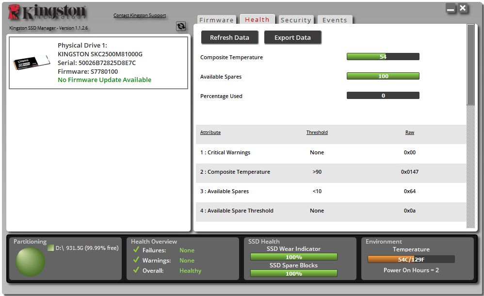 Test Kingston KC2500 1 To : Un SSD NVMe performant à prix serré - Le Monde  Informatique