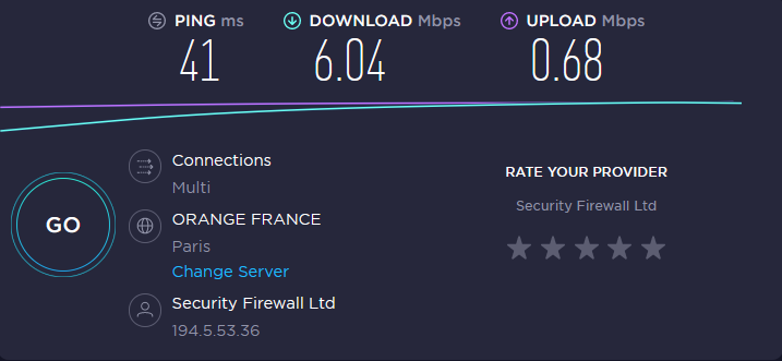 Speedtest ExpressVPN © Speedtest