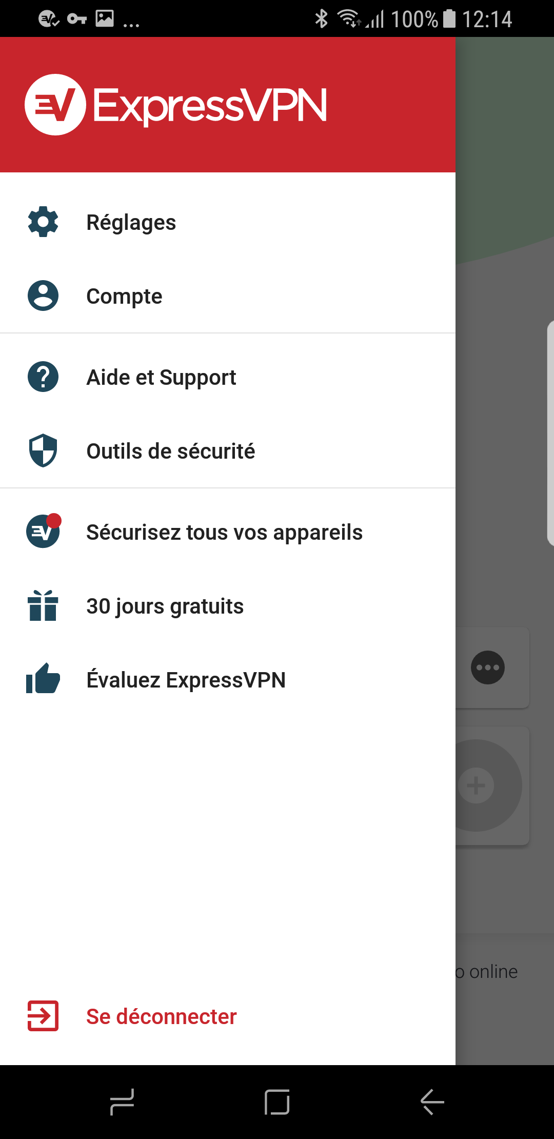 ExpressVPN app mobile 2020 © ExpressVPN