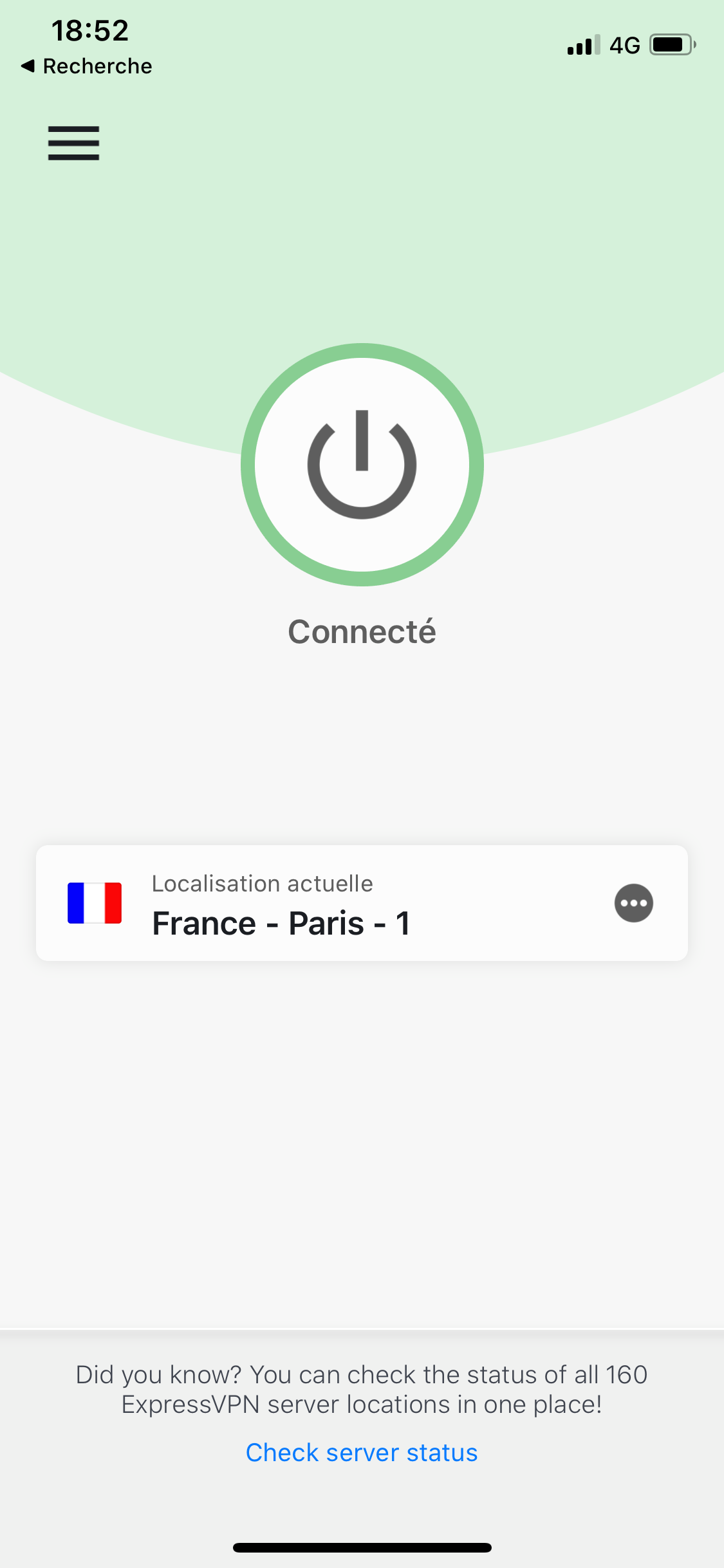 ExpressVPN app mobile 2020 © ExpressVPN