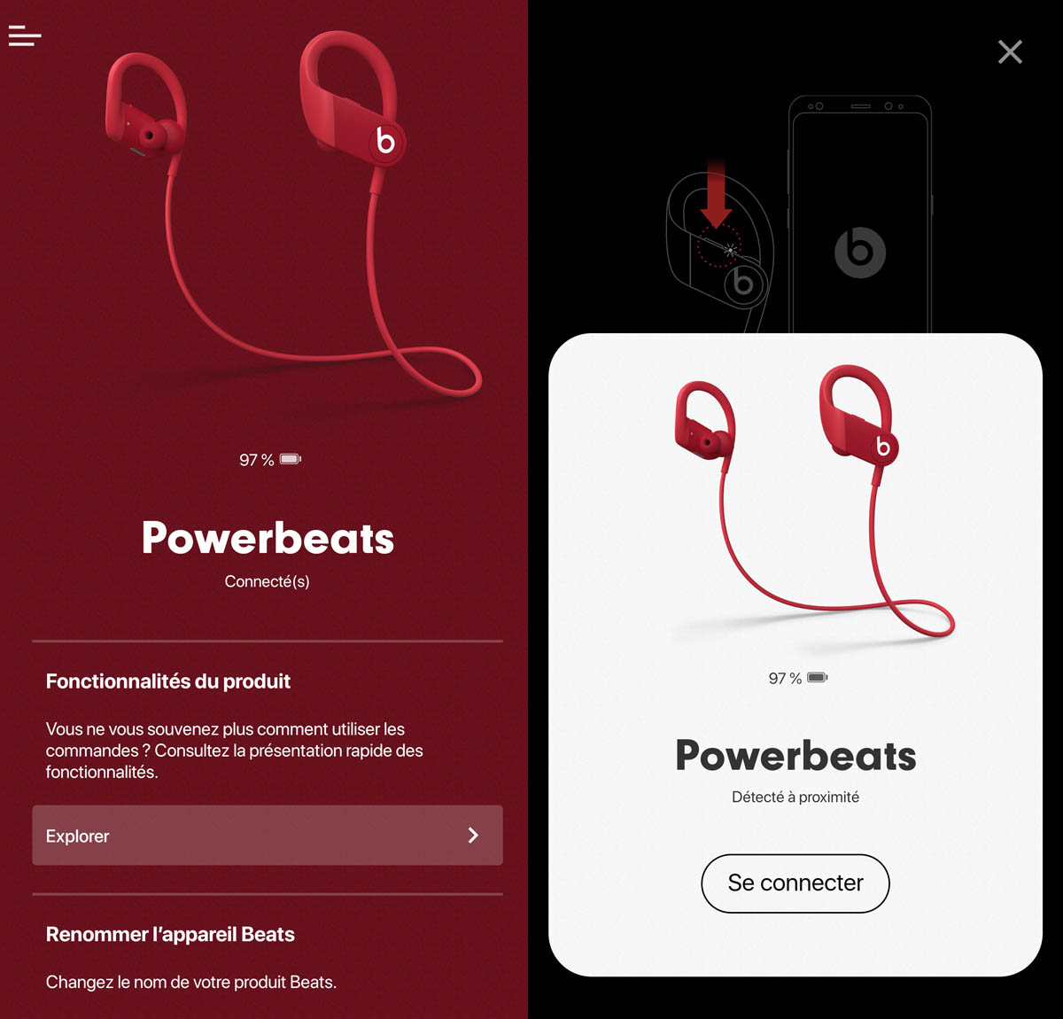 Test Beats Powerbeats (2020) Android
