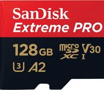 Soldes : la carte microSDXC SanDisk Extreme PRO 128Go à 28,40€