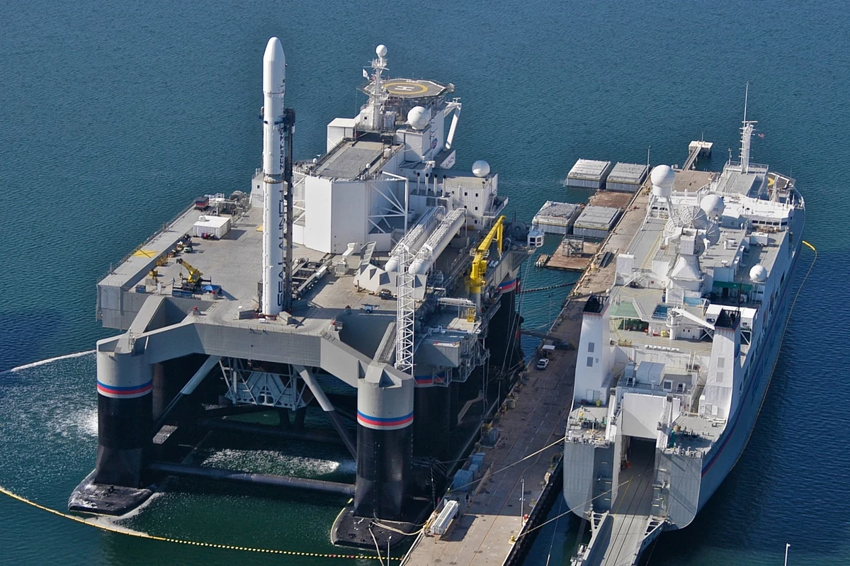 Sea Launch Odyssey et Commander © Sea Launch/S7 Russie