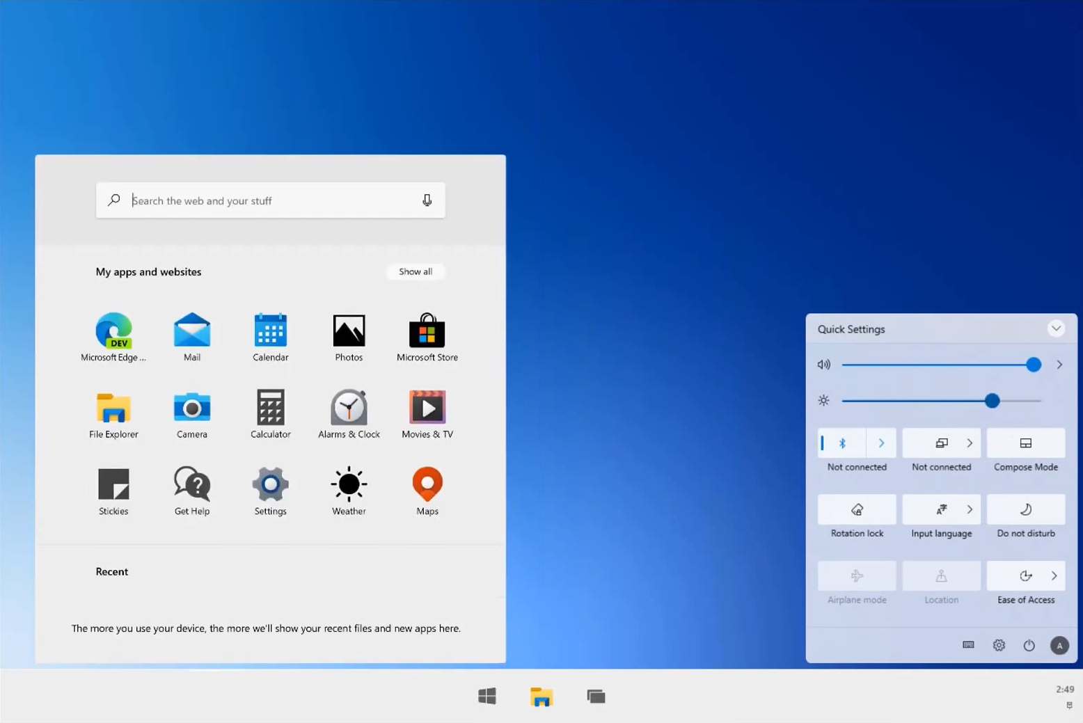 Microsoft porterait l'interface de Windows 10X sur Windows 10 Sun Valley