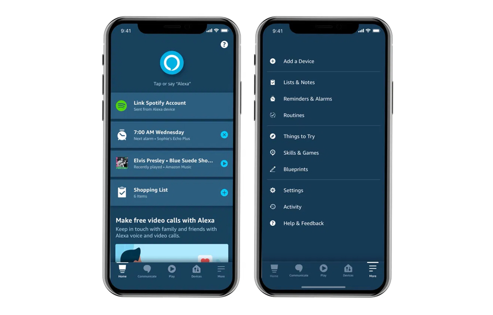 Alexa se paie un lifting sur iOS