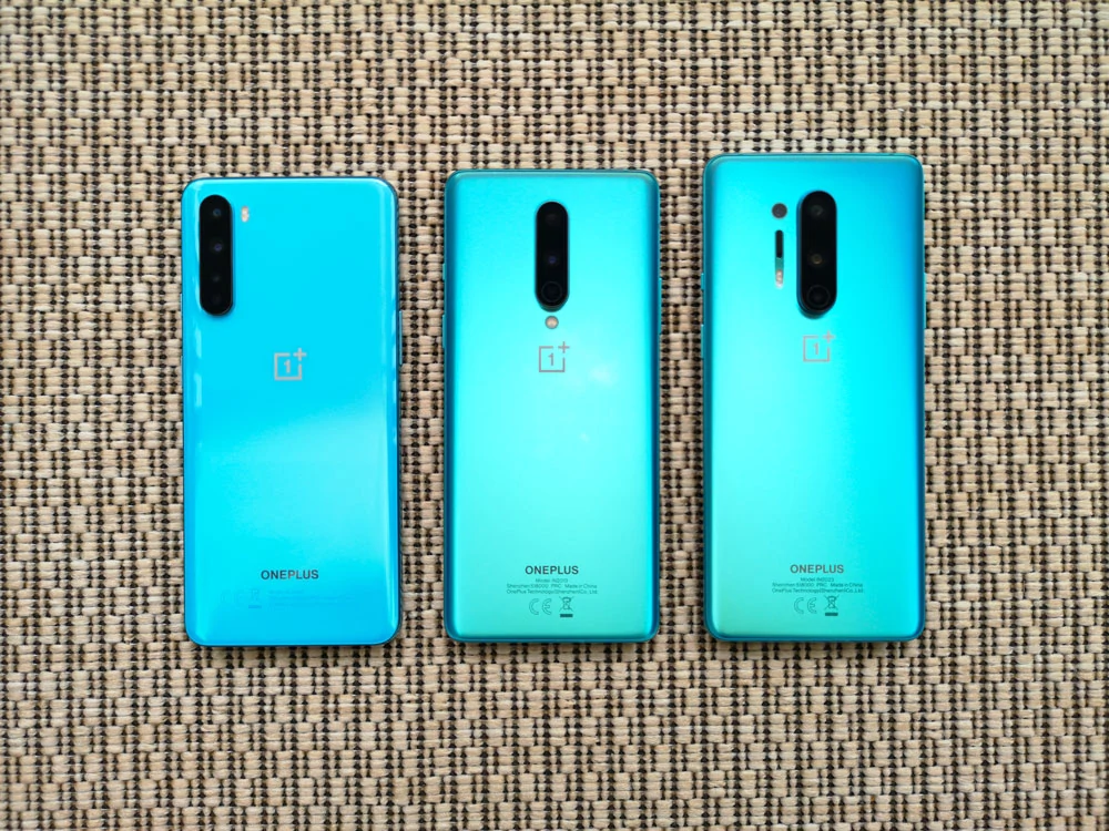 OnePlus Nord vs 8 vs 8 Pro © Gabriel Manceau
