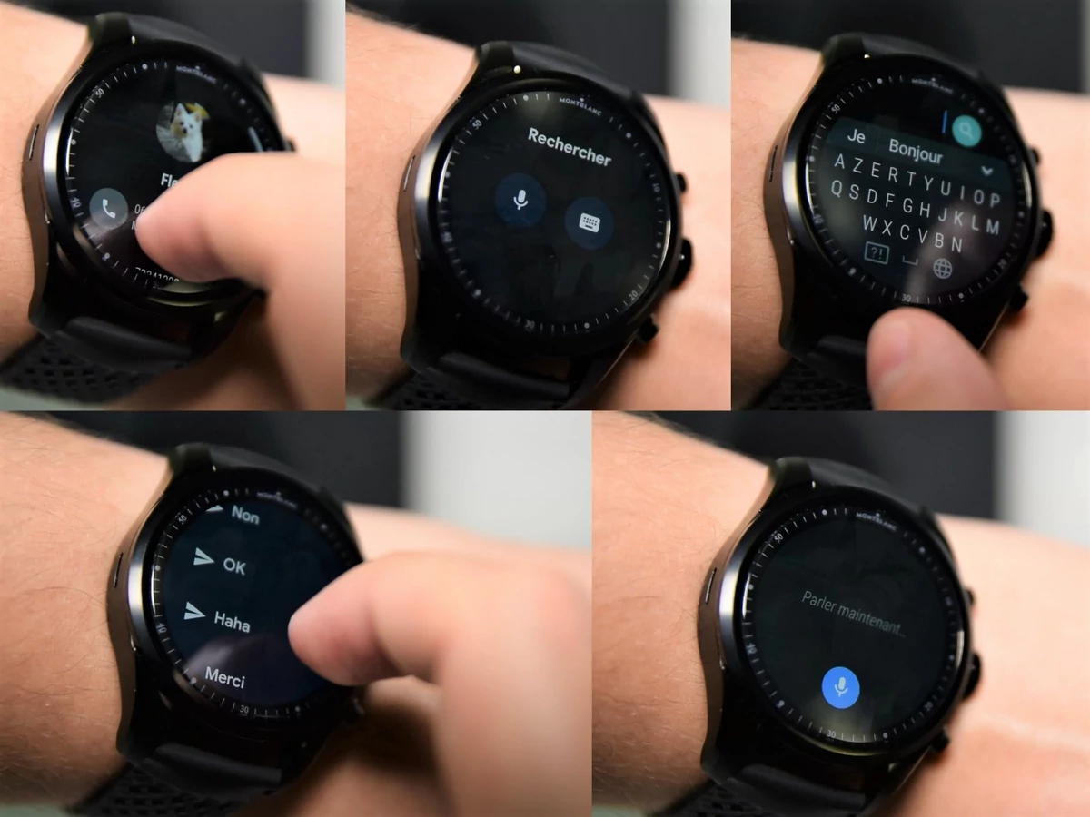 Montblanc Summit 2 Plus SMS clavier © Alexandre Boero pour Clubic