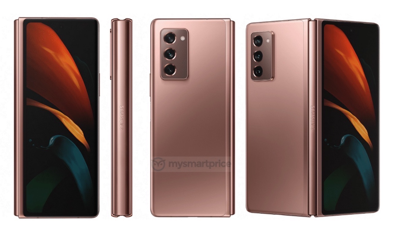 Samsung Galaxy Z Fold 2 : des rendus 3D dévoilent le design final du smartphone pliant