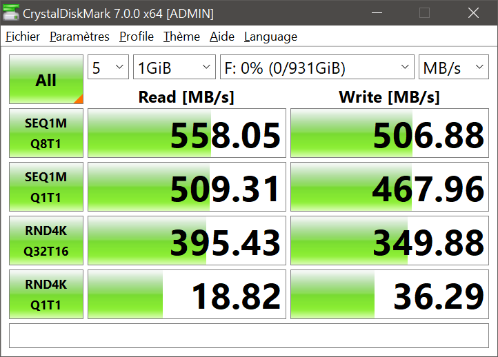 Samsung SSD 870 QVO 1To - Disque Dur SSD Interne - 560 MB/S