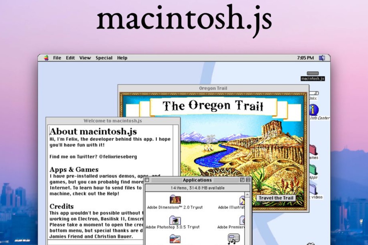 Windows 95 et macOS 8 sont maintenant téléchargeables en tant qu'applications sur vos ordinateurs