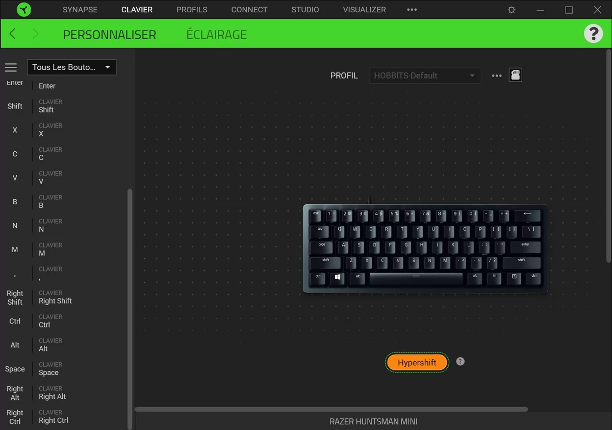 Razer Huntsman Mini © Nerces