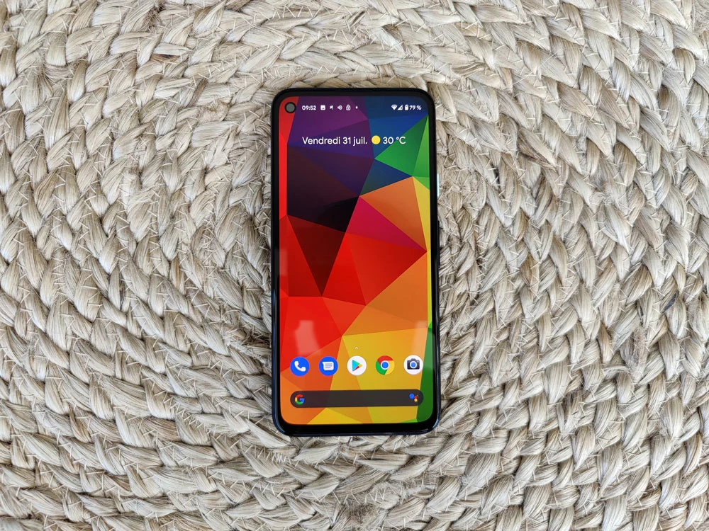 ecran pixel 4a © Gabriel Manceau