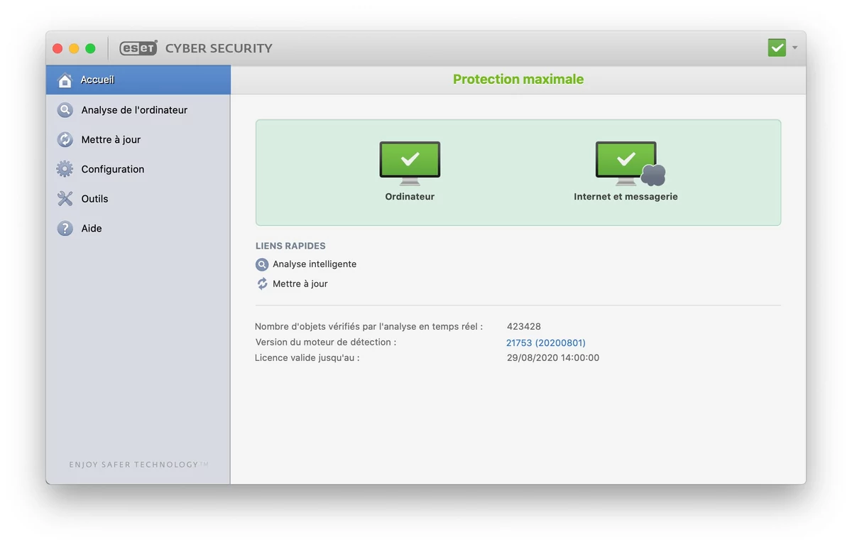 ESET Cyber Security Mac 0022.jpg © Clubic.com/Stephane Ruscher