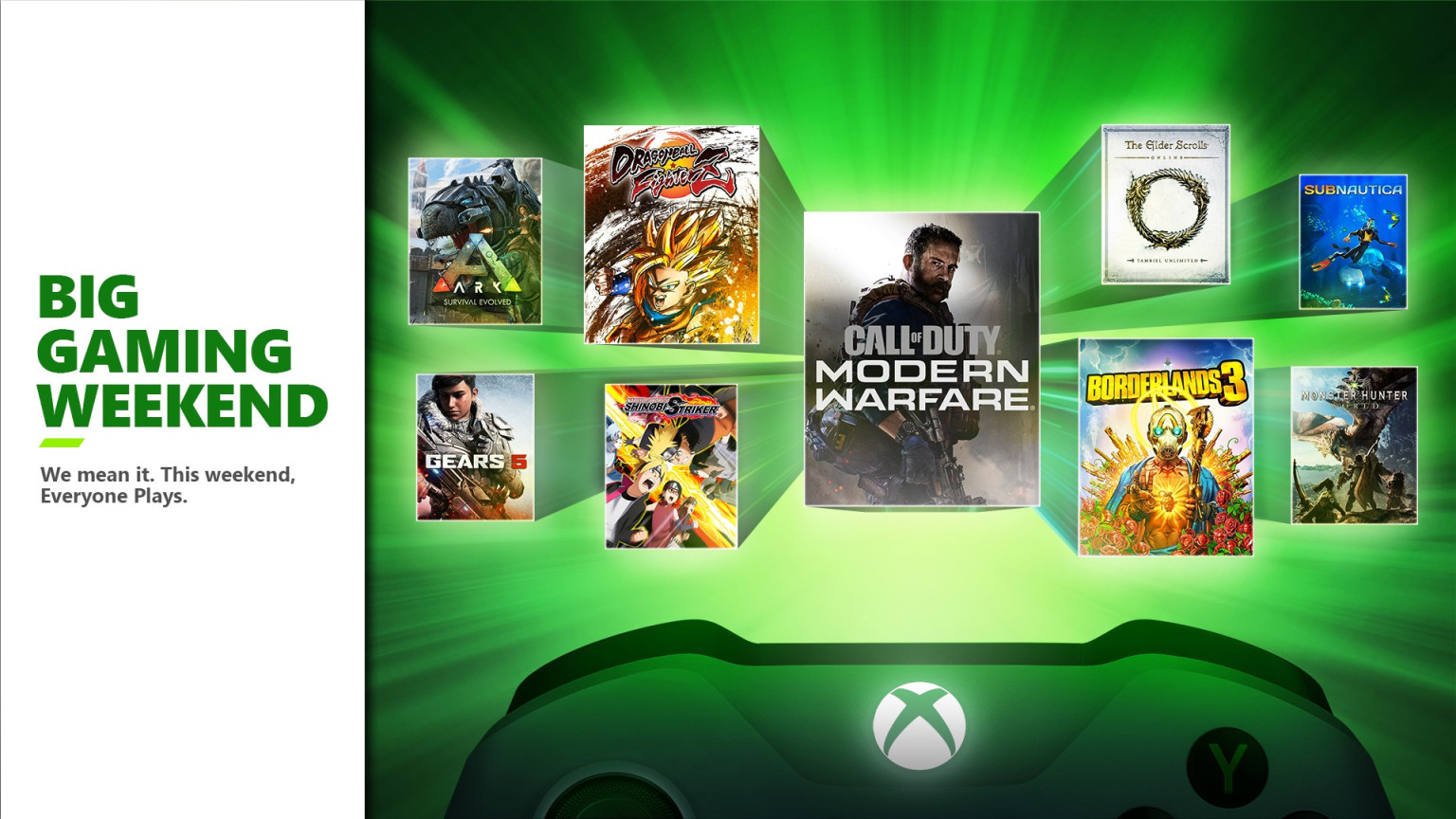 Xbox One : le multijoueur en ligne et des jeux gratuits pour tout le monde ce week-end