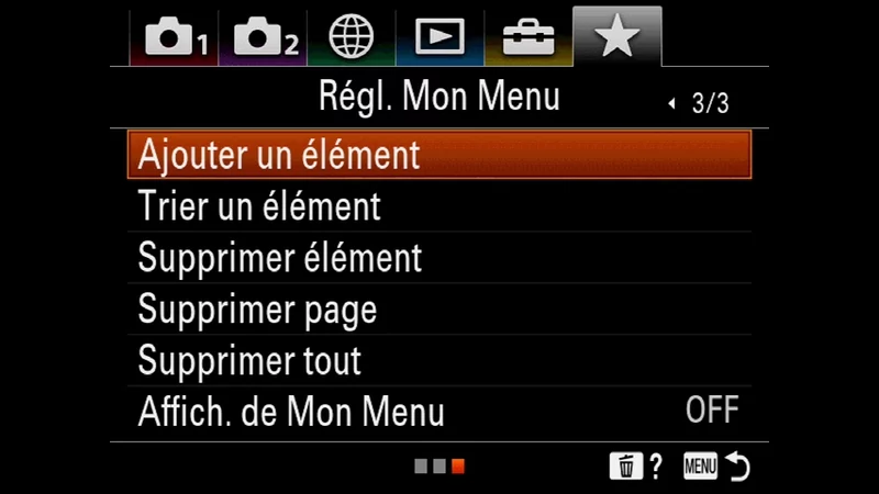 Sony ZV-1 capture Mon Menu 1 © Clubic - MM