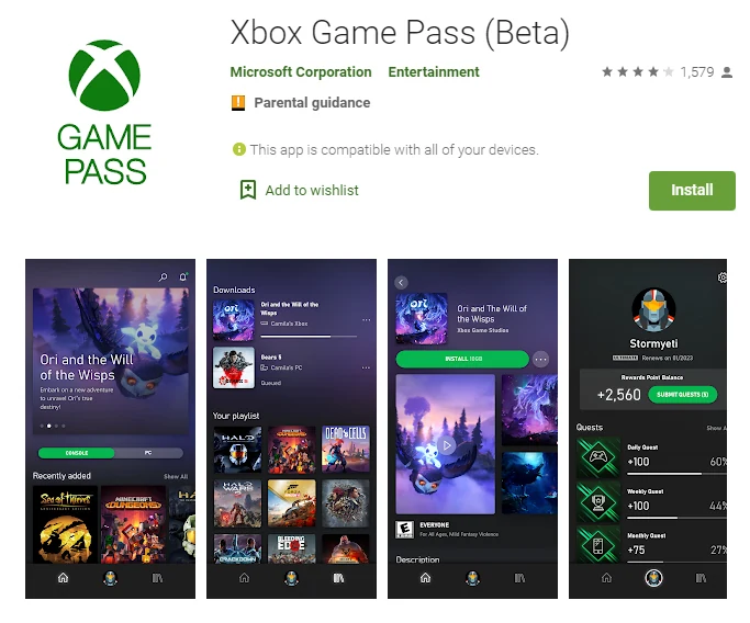 Xbox Game Pass Beta