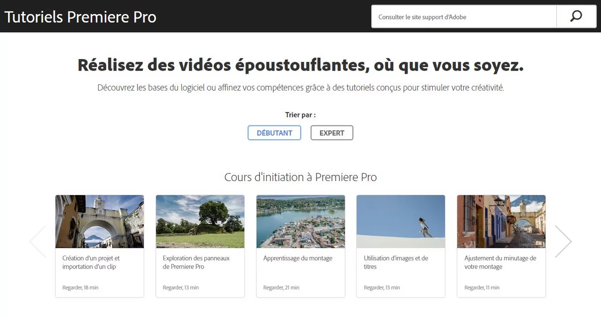 Tutoriels Premiere Pro © SP