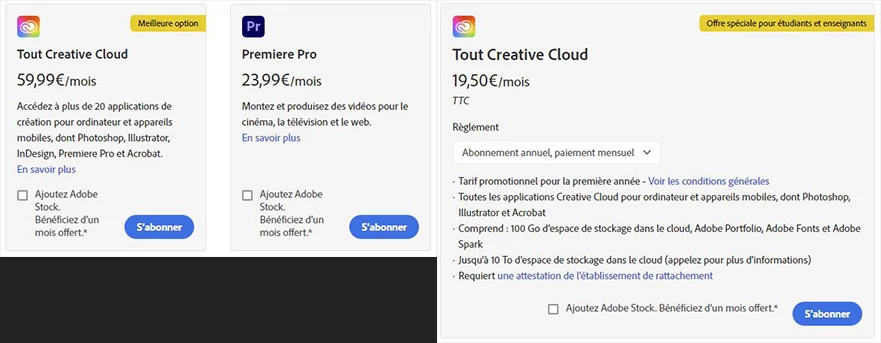 Prix Premiere Pro © SP