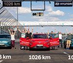 La Hyundai Kona passe la barre des 1 000 km d'autonomie