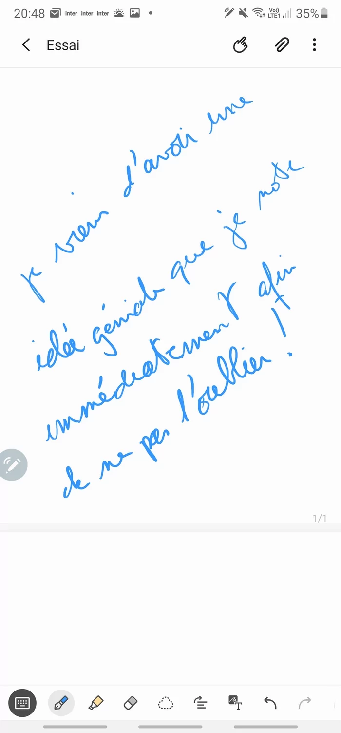 Galaxy Note 20 Ultra 5G -Notes 1 © Clubic - Marc Mitrani