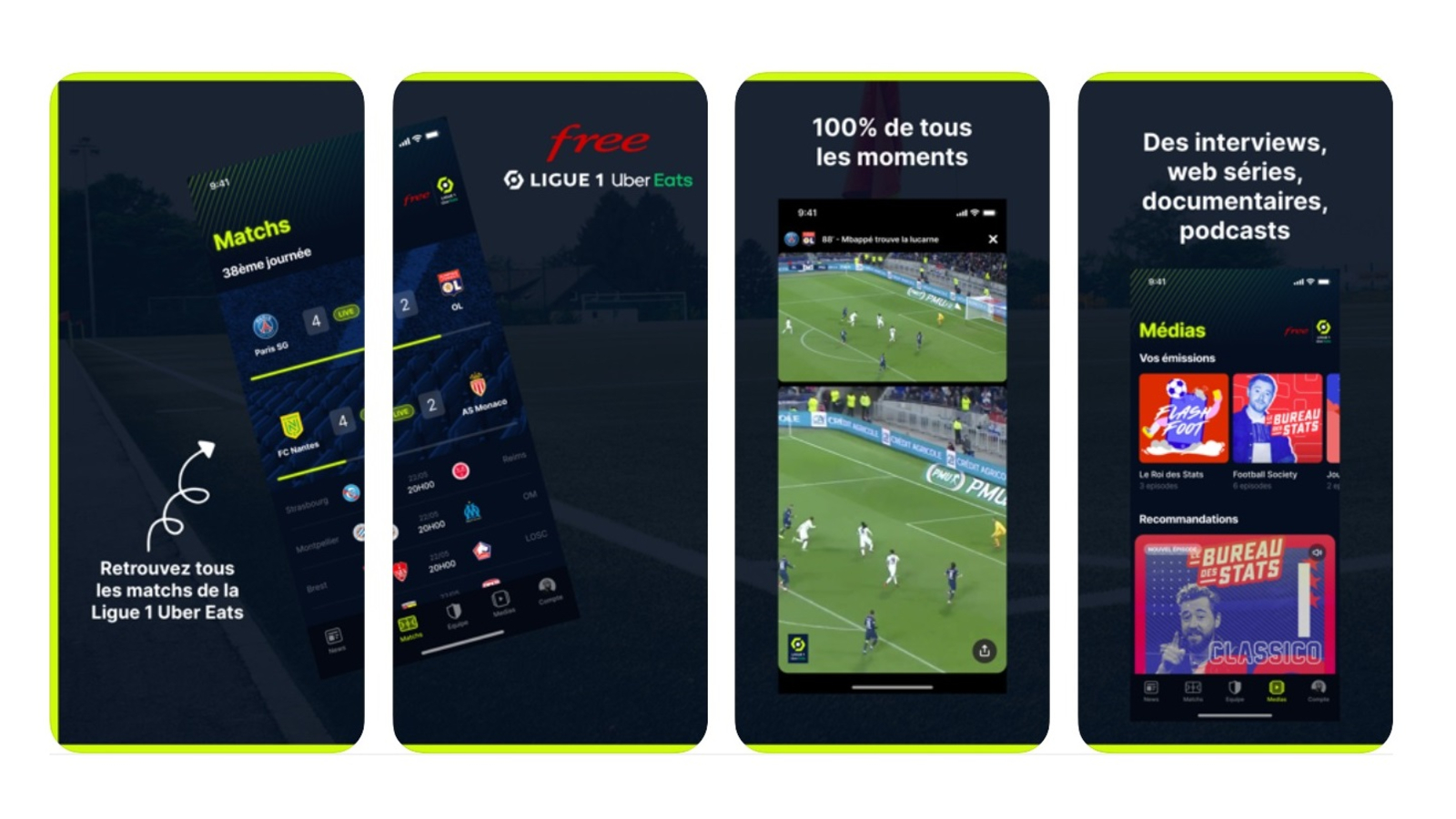 Iliad dévoile les contours de son application foot Free Ligue 1 Uber Eats