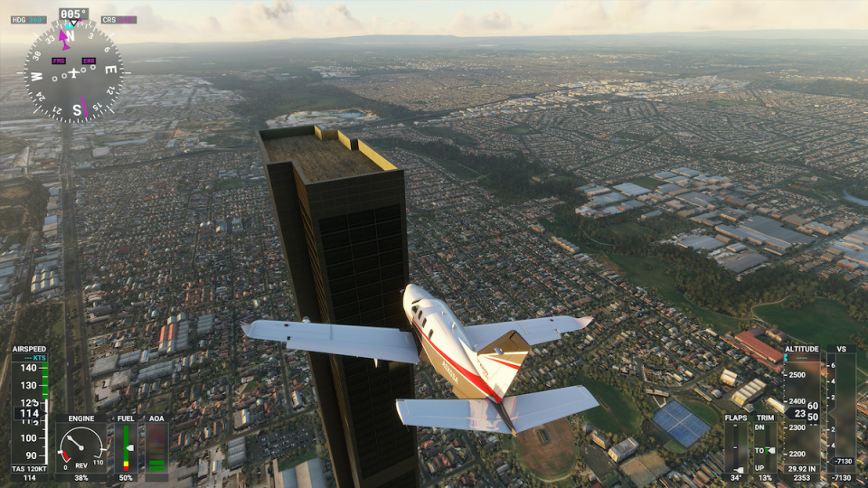 Flight Simulator 2020 : d'une erreur dans OpenStreetMap à un batiment de 212 étages dans le jeu