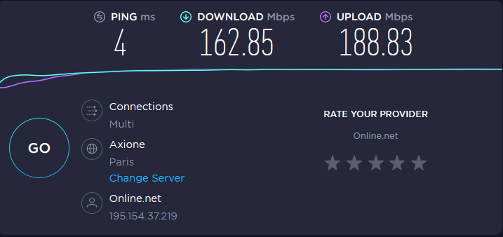Speed Test NordVPN