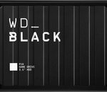 Belle réduction sur le disque dur portable externe WD Black P10 5 To chez Amazon