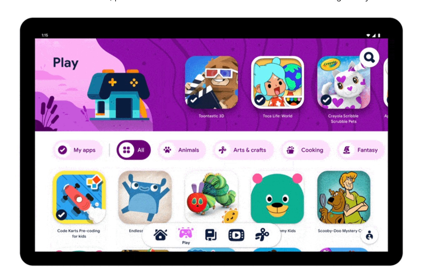 Google lance Kids Space, un mode enfant pour Android d'abord présent uniquement chez Lenovo