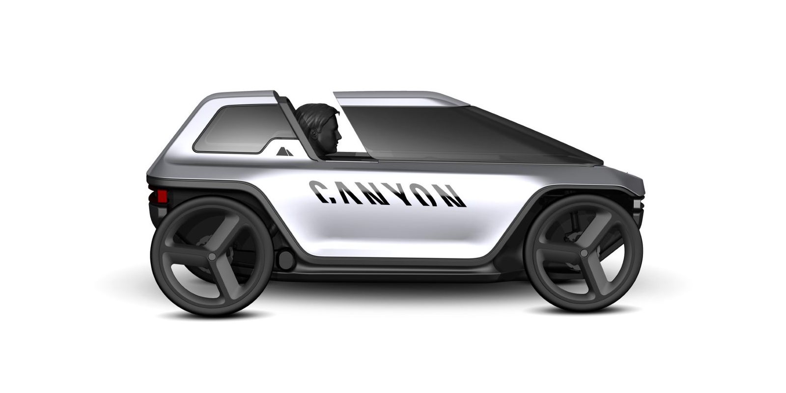 L'Allemand Canyon présente un concept de voiture à pédale à assistance électrique