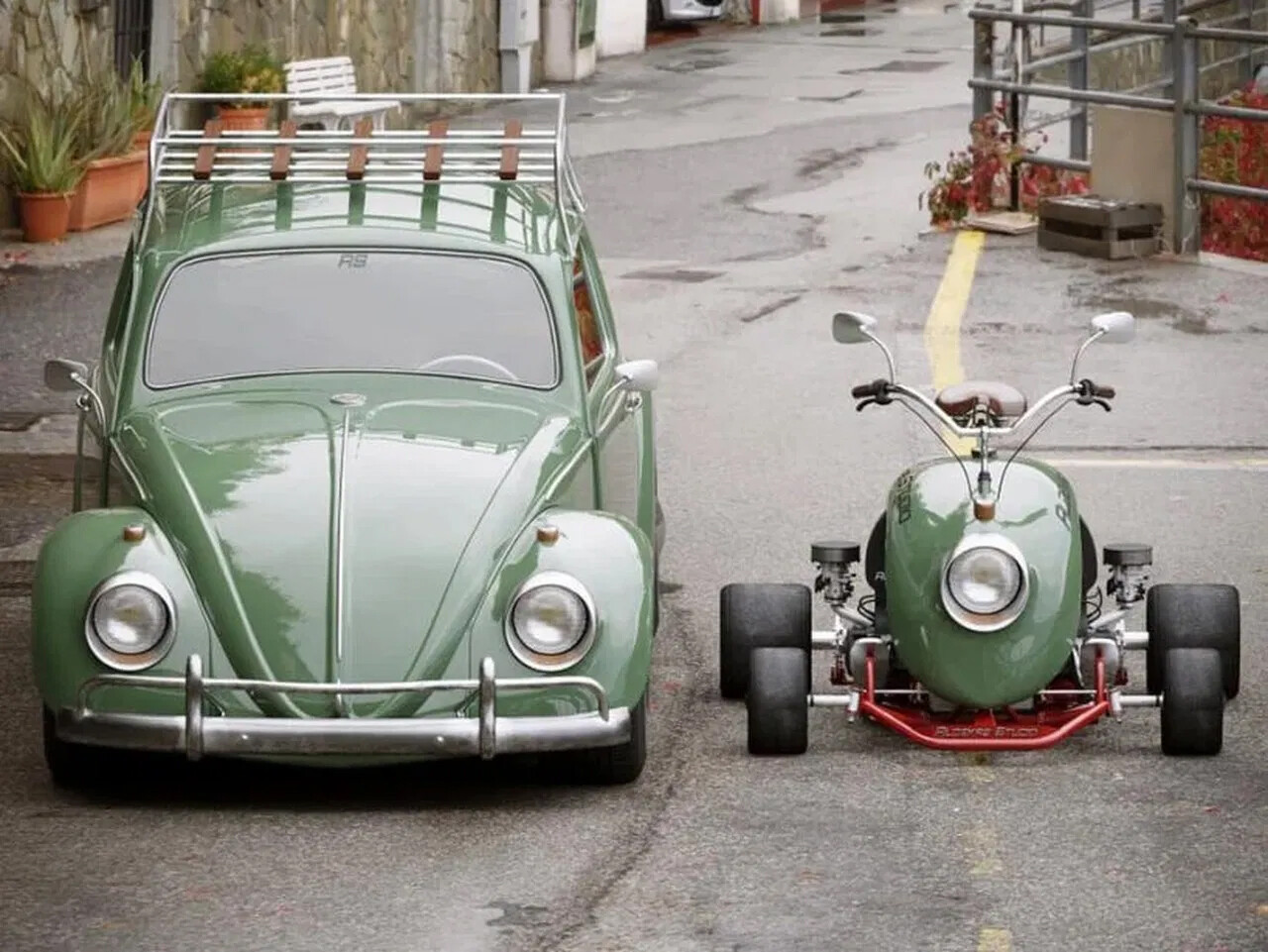 Avez-vous déjà vu... une Coccinelle transformée en voiture de karting ?