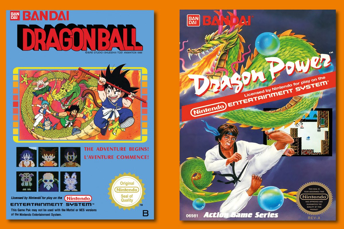 À gauche, la cover du jeu en France, à droite, la version américaine du jeu, rebaptisé &quot;Dragon Power&quot;. Via Pix n Love