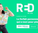 Forfait Mobile sans engagement : RED by SFR 80 Go passe à 14€/mois