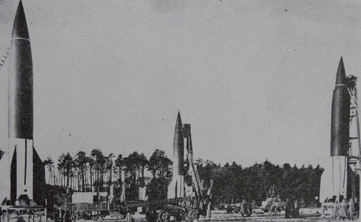 V2 missile seconde guerre mondiale © NA.