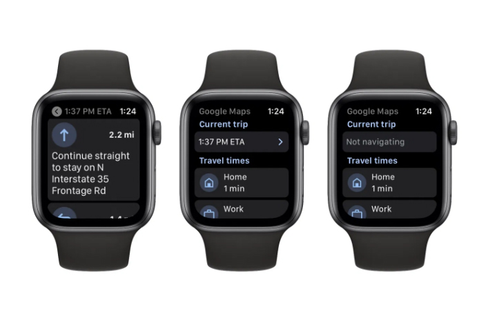 Google Maps de retour sur l'Apple Watch