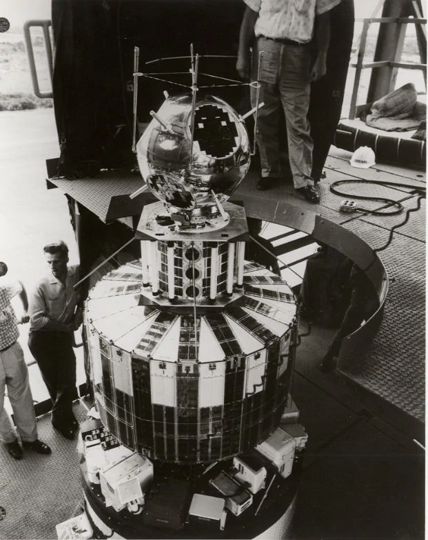 Transit 4A satellite 1961 superposé © NA.